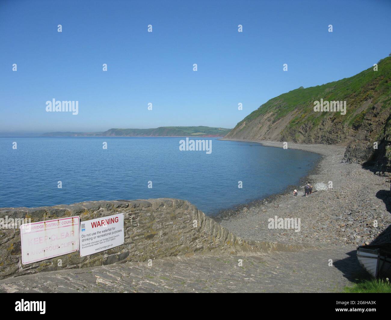 Buck's Mills. South west coast path. North Devon. West country. England. UK Stock Photo