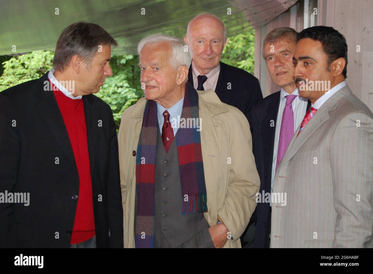 Qatar Telecom German Open 2007 - Richard von Weizsäcker, Klaus Wowereit, Josef Minderjahn, Georg von Waldenfels, Scheich Mohamed Bin Faleh Al Thani Stock Photo