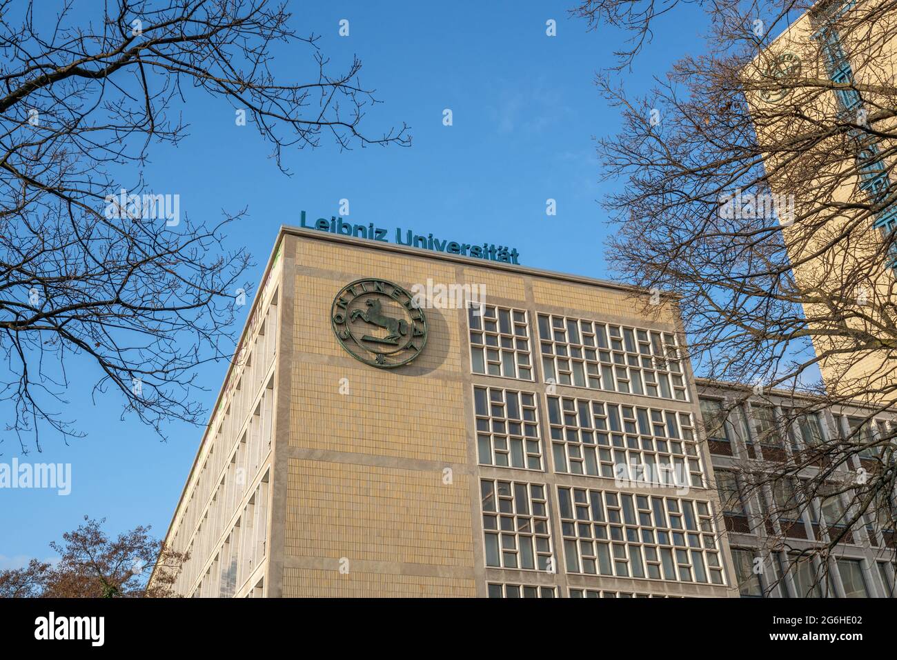 Leibniz University - Conti-Campus Building - Hanover, Germany Stock Photo
