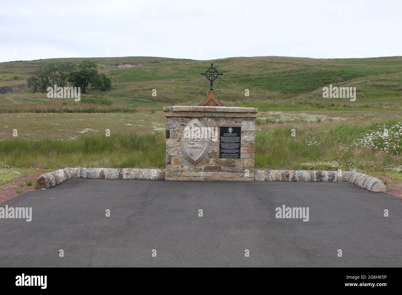 Glenbuck Heritage Village, East Ayrshire, Scotland, UK. The former mining village birthplace of the legendry Liverpool Football Manager Bill Shankly Stock Photo