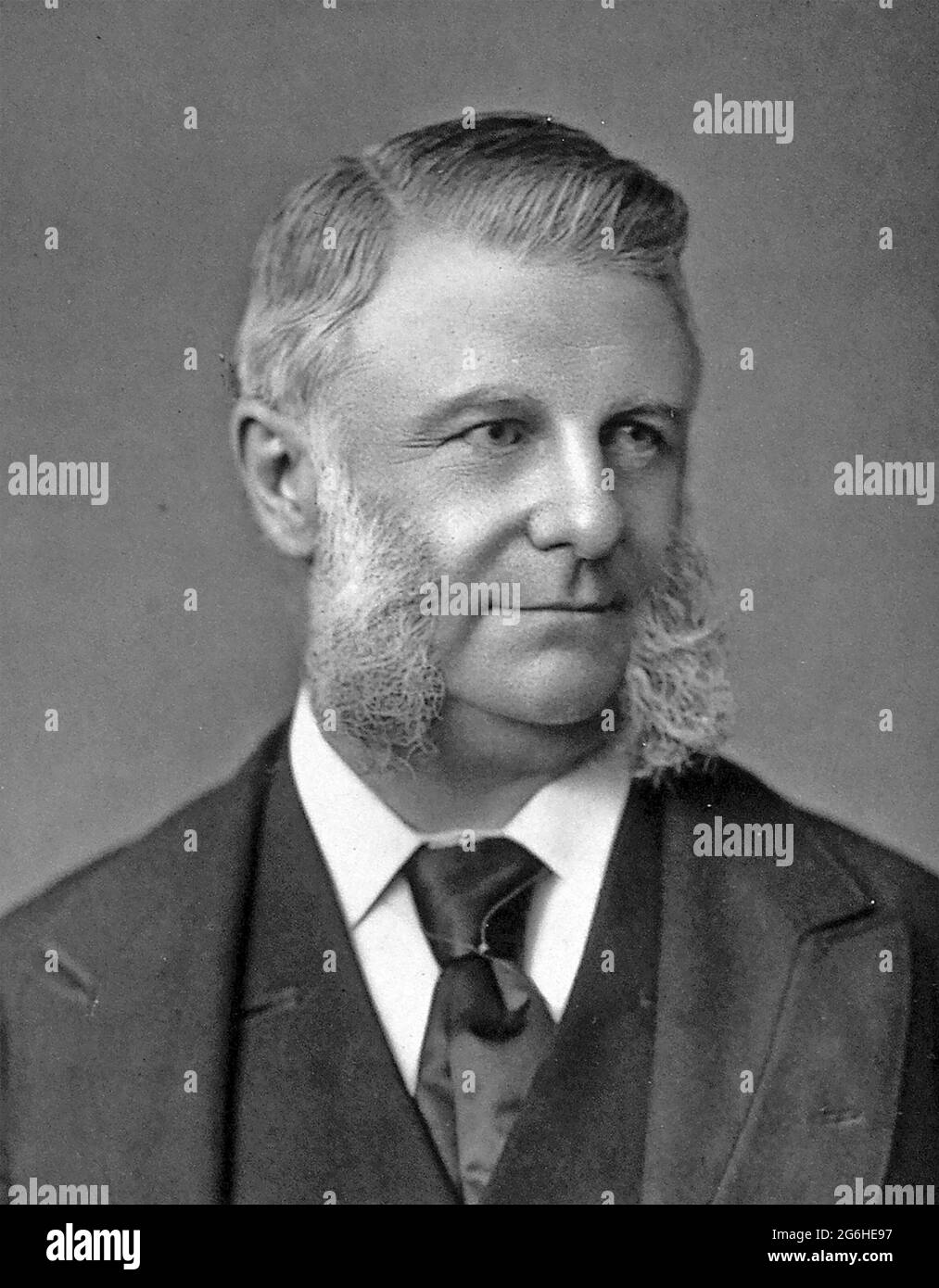 FREDERICK ABEL (1827-1902) English chemist and authority on explosives Stock Photo