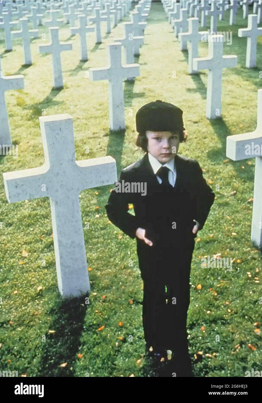 THE OMEN 1976 20th Century Fox film with Harvey Spencer Stephens as Damien Thorn Stock Photo