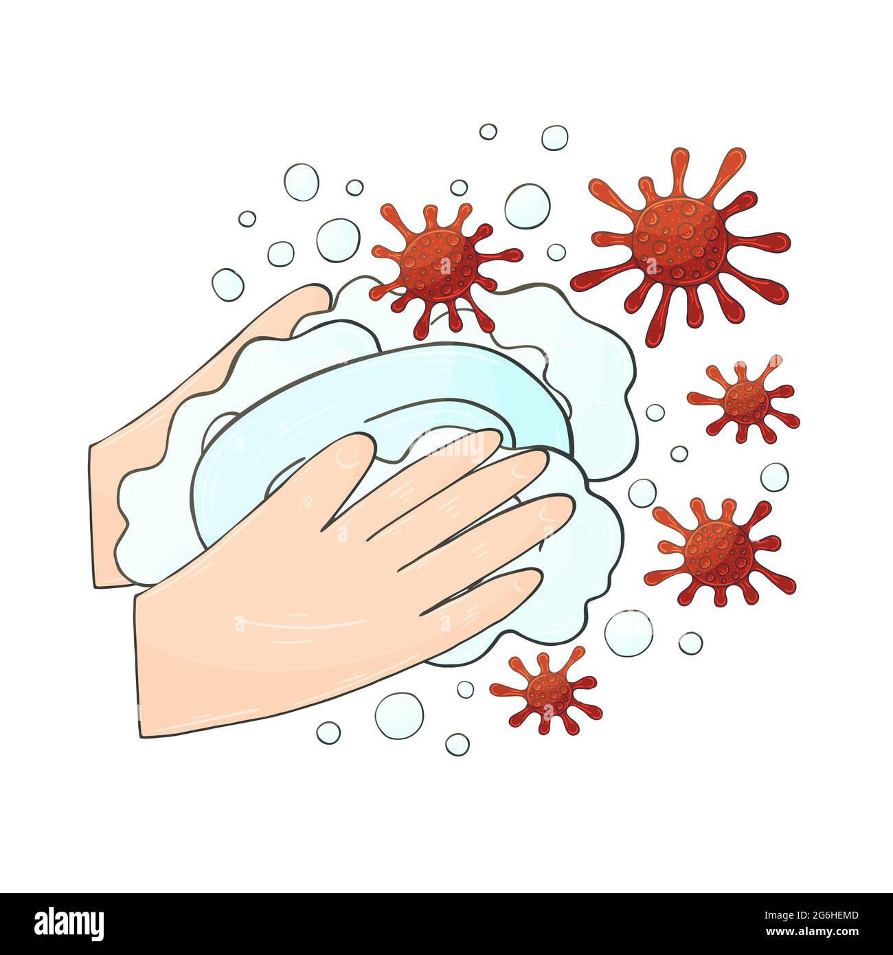 Hospital on the water Stock Vector Images Alamy