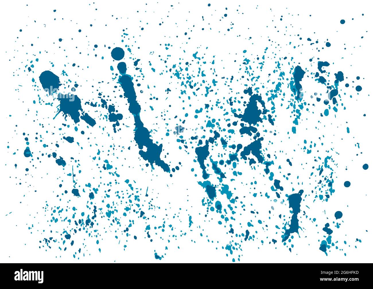 Blue Grunge Splatter Background