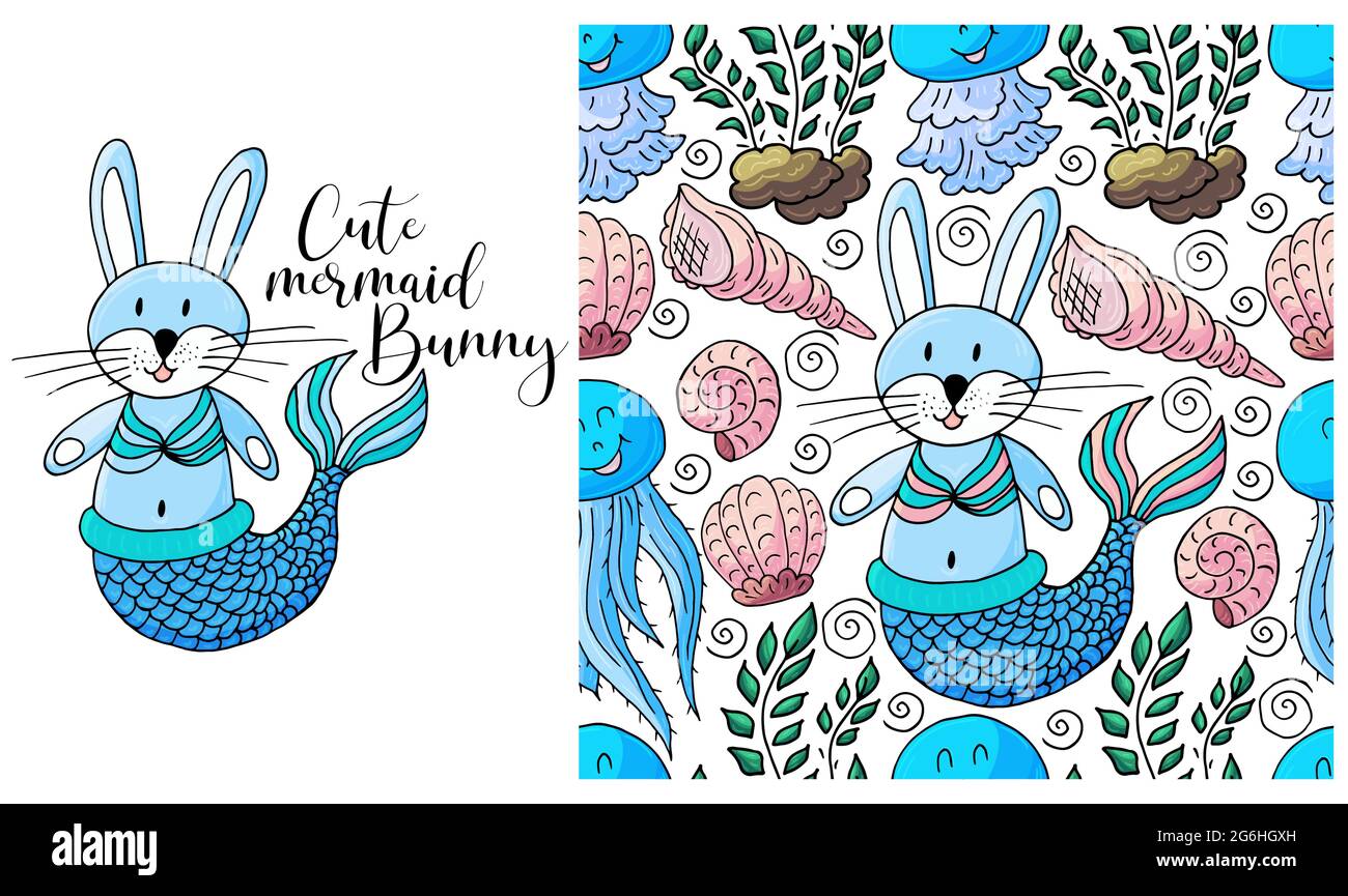 Bunny mermaid hi-res stock photography and images - Alamy