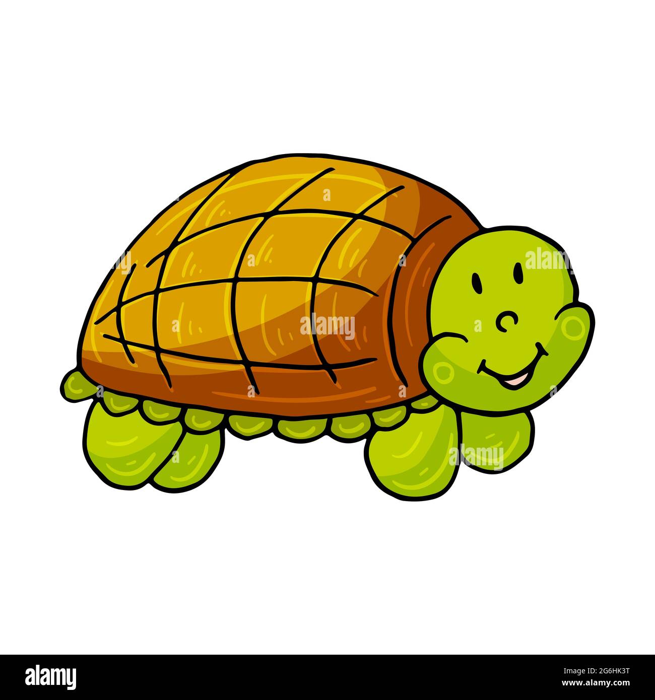how to draw a cute turtle