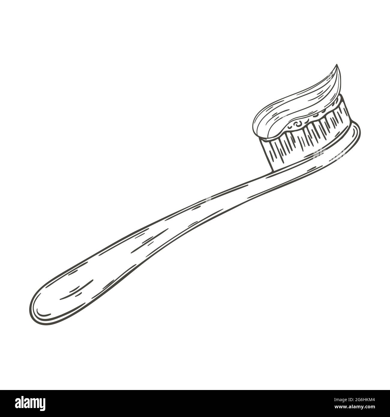 Draw toothbrush cartoon hi-res stock photography and images - Alamy