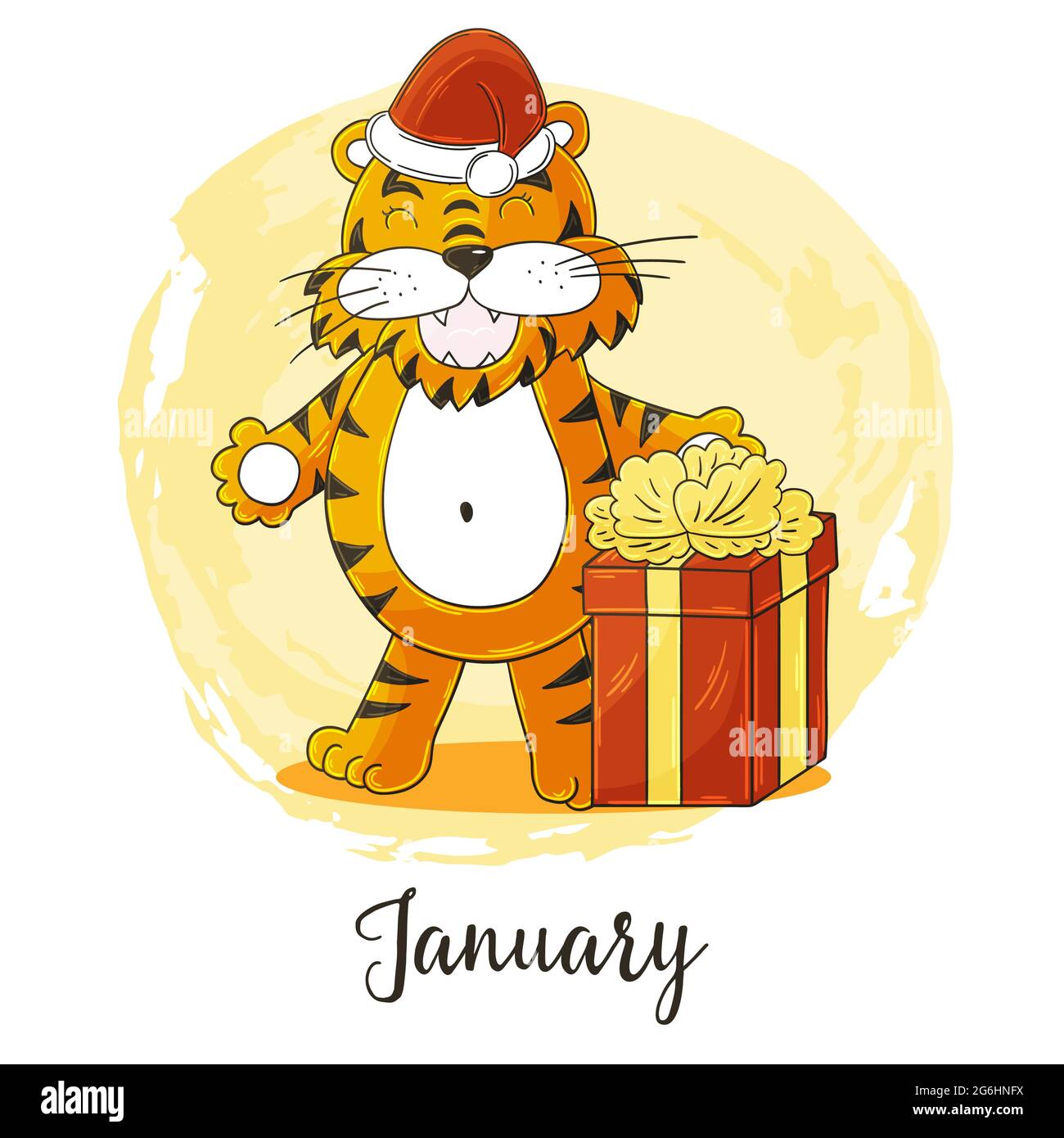 January 2022 Calendar Clip Art