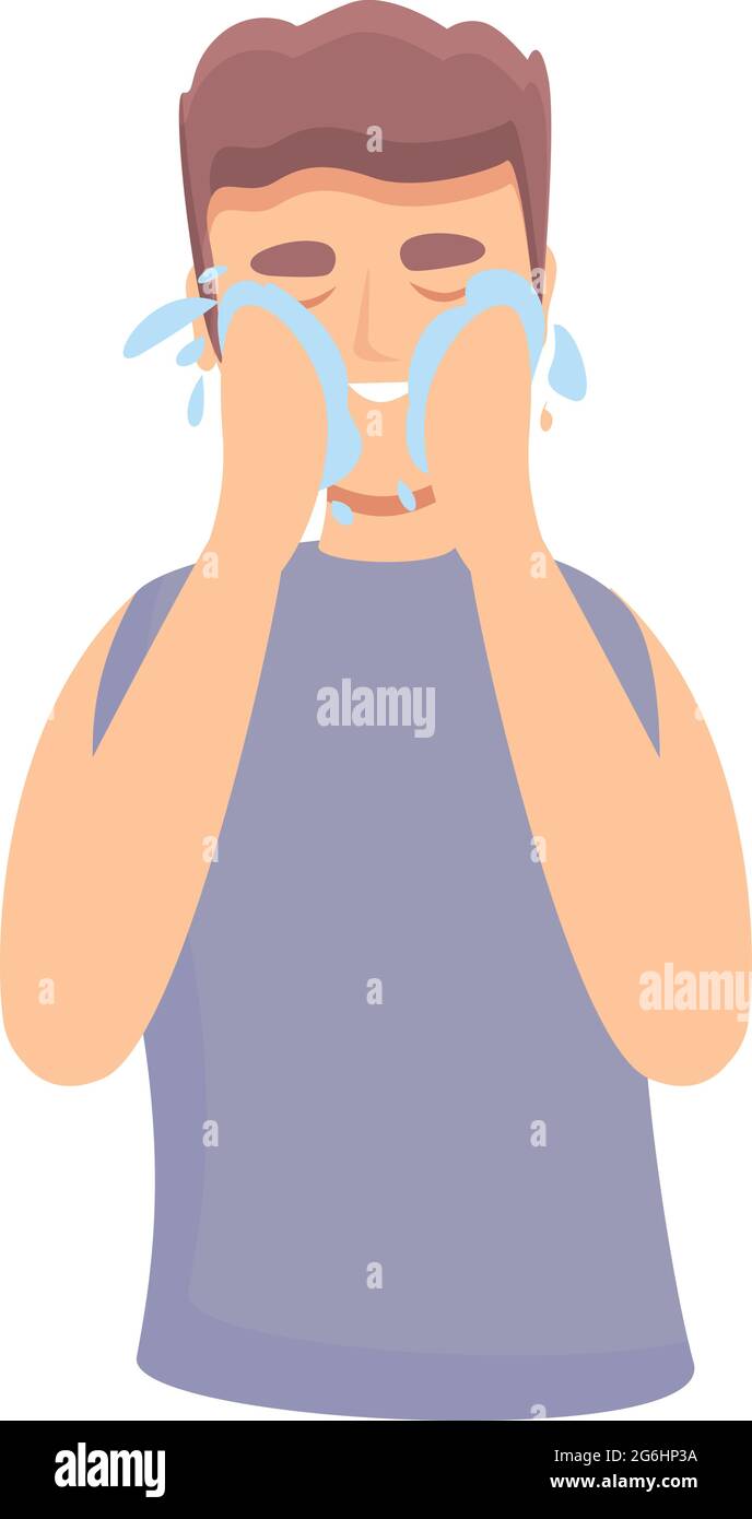 Morning face wash icon cartoon vector. Bath water clean. Boy face wash  Stock Vector Image & Art - Alamy