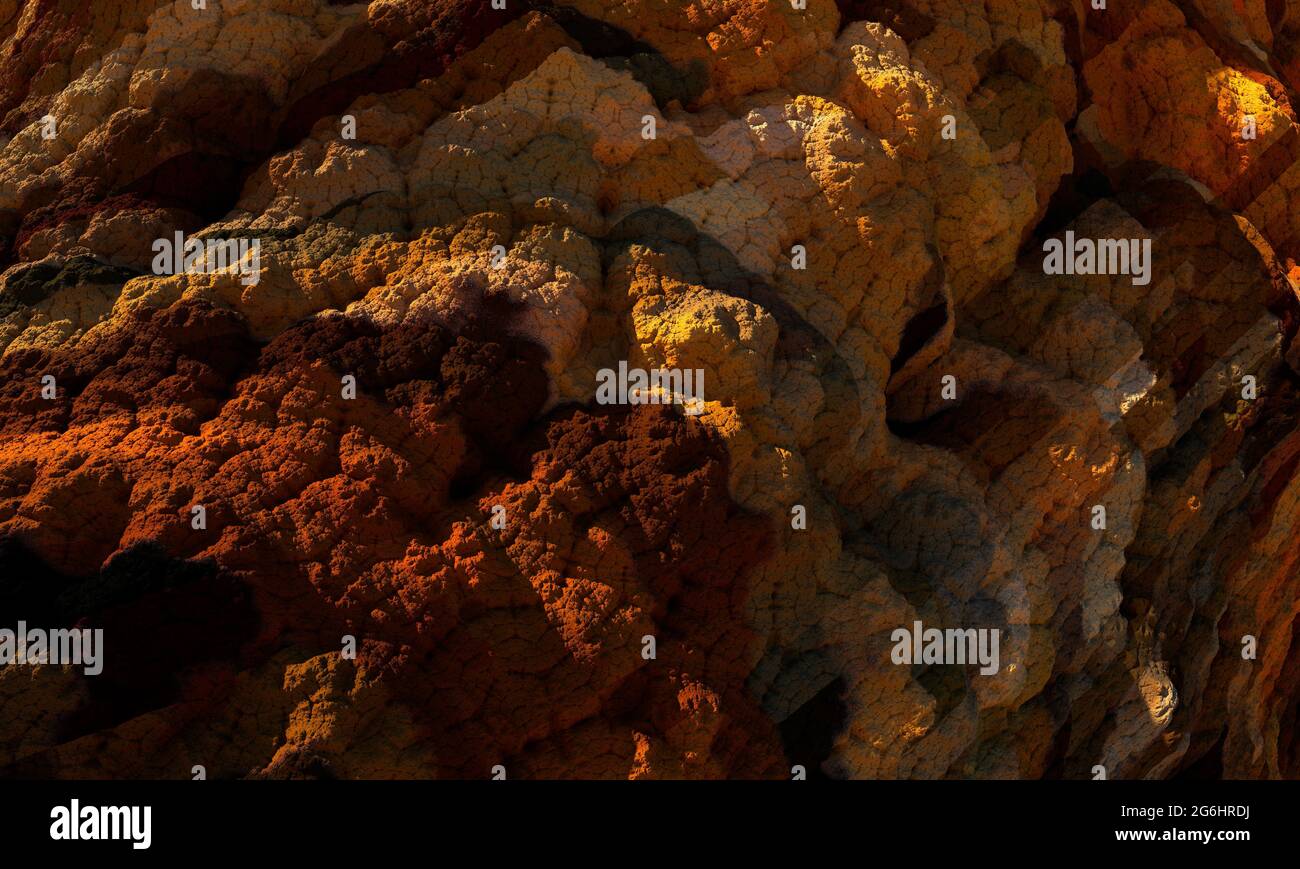 Different breed of rocks. Background texture of a rocks. Fractal rocks ...