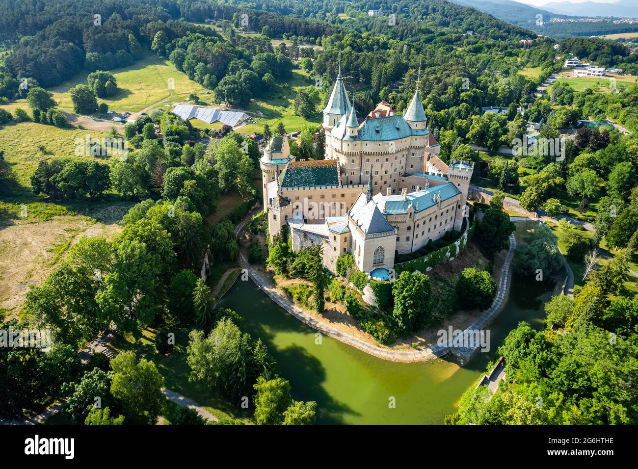 Bojnice Castle, Slovakia Stock Photo