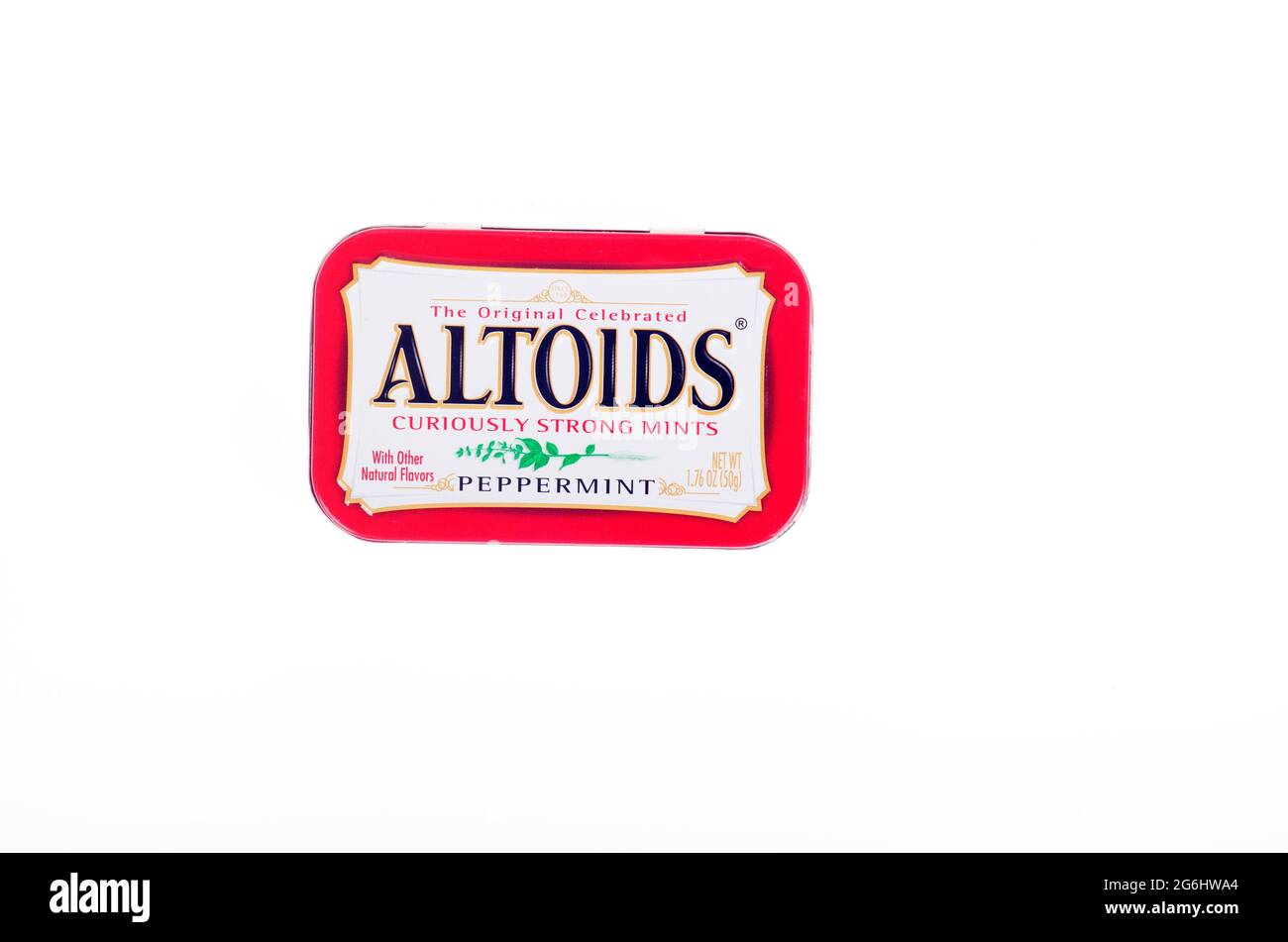 Altoids Mints Tin Stock Photo