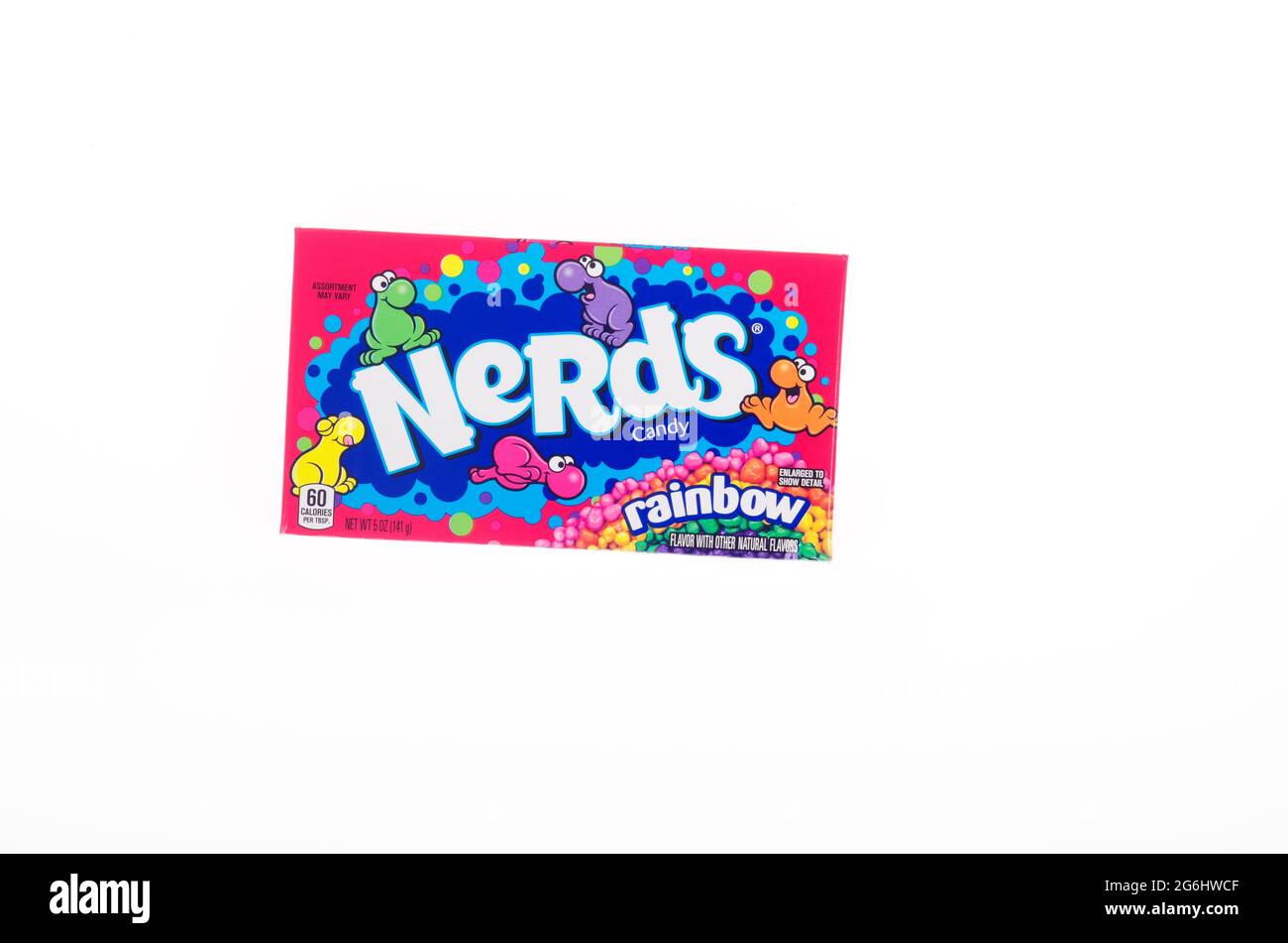 Nerds Candy Box by Ferrara Candy Company Stock Photo