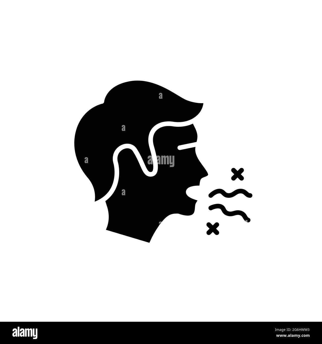 Bad smell illustration Stock Vector Images Alamy