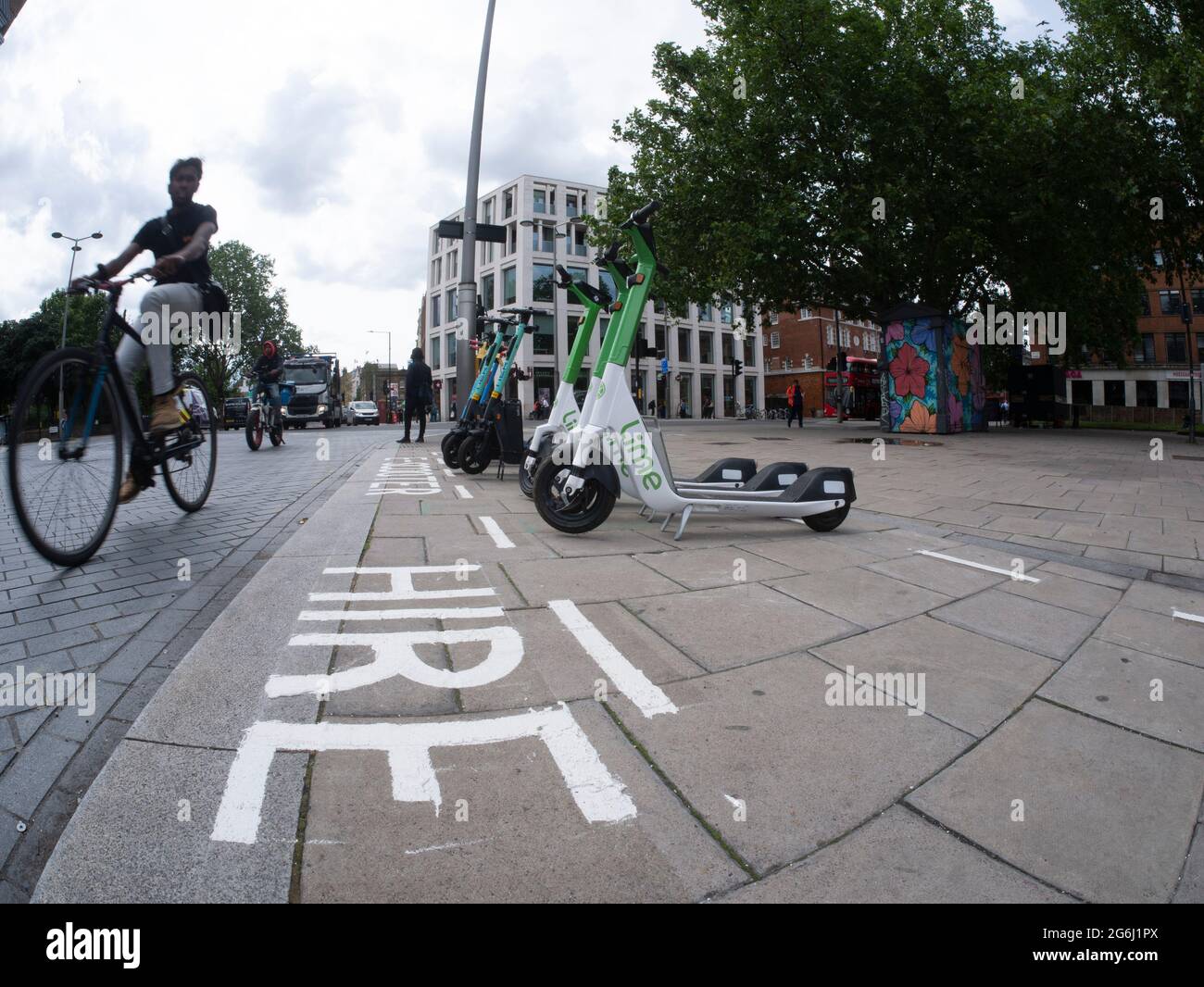 Waterloo London. Lime, Dott and Tier get tender from tfl transport for