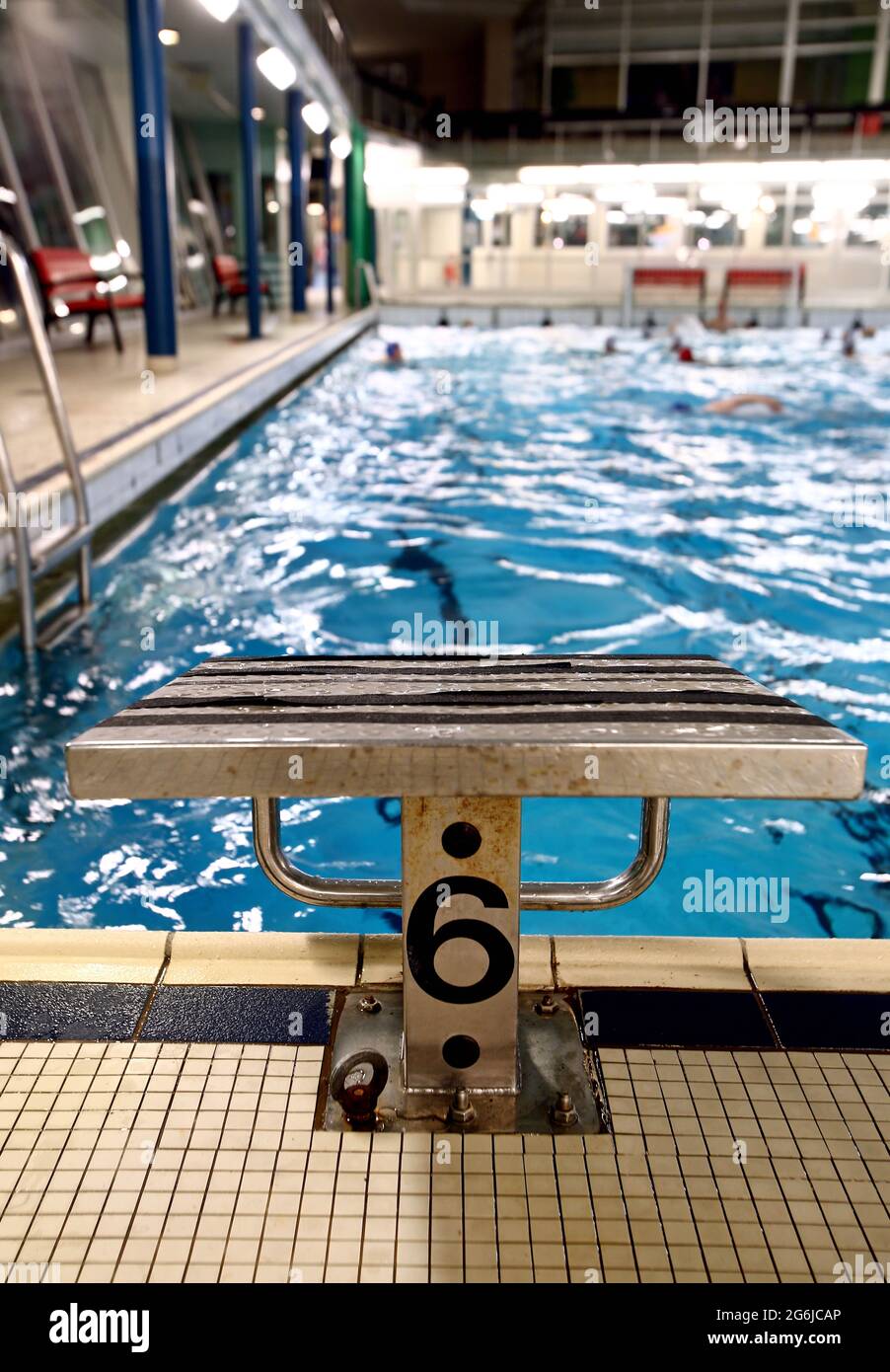 A swimming hall. Stock Photo