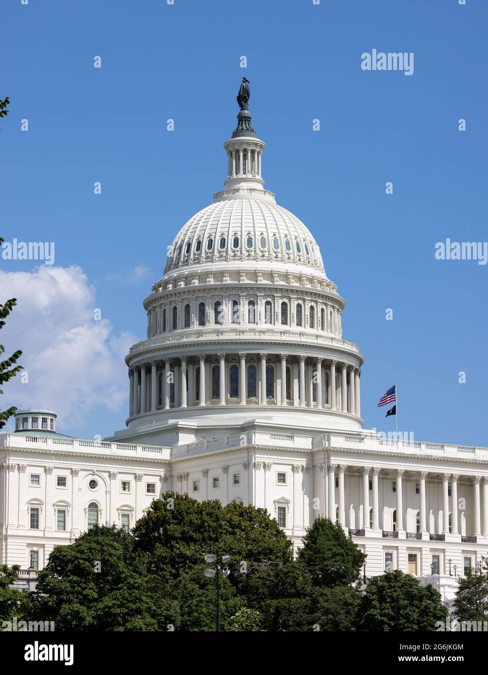 United States Capitol During the Day in DC Stock Photo