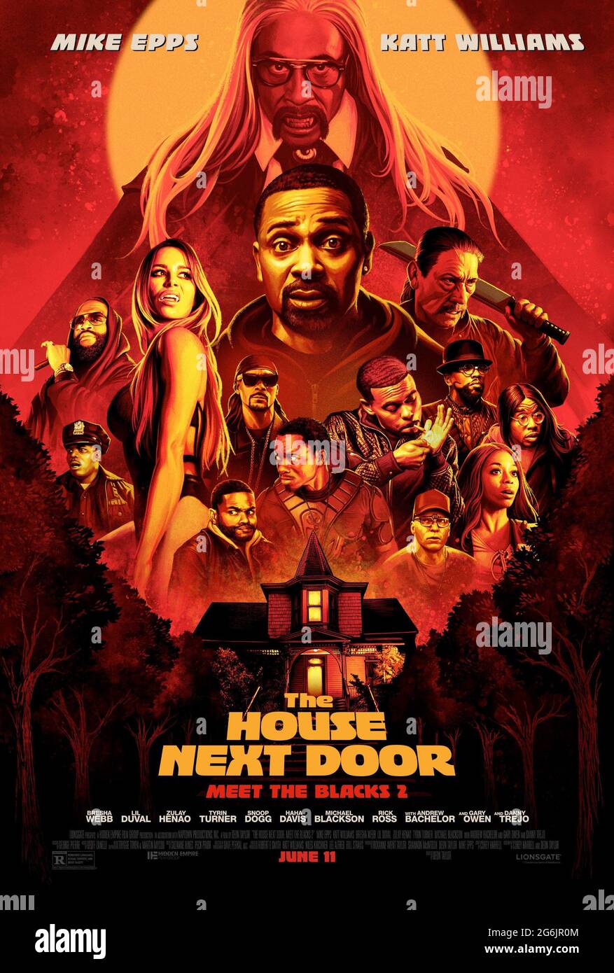 THE HOUSE NEXT DOOR MEET THE BLACKS 2, (aka THE HOUSE NEXT DOOR), US poster, top Katt Williams