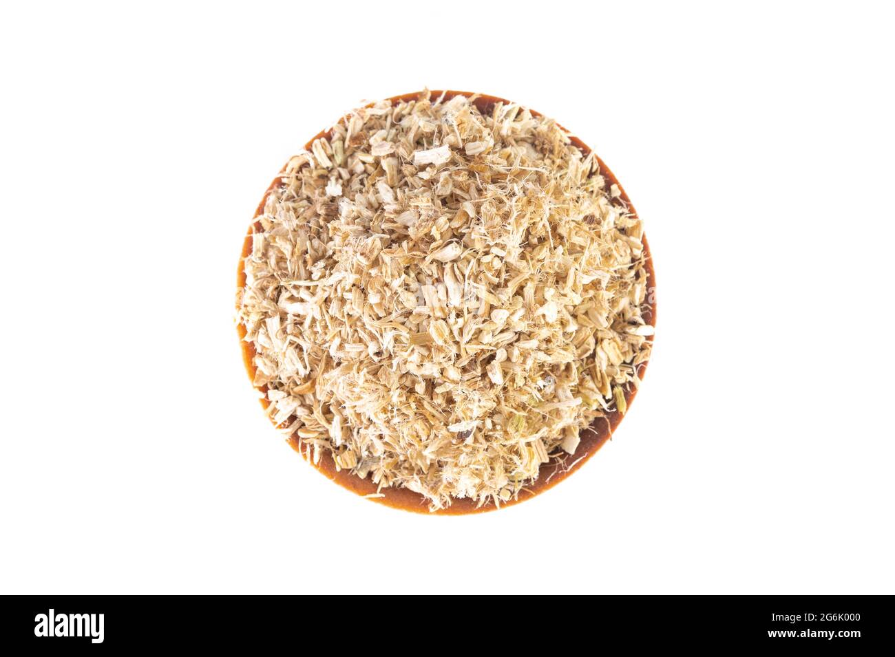 Dried Marshmallow Root Herb in a Wooden Bowl Stock Photo Alamy