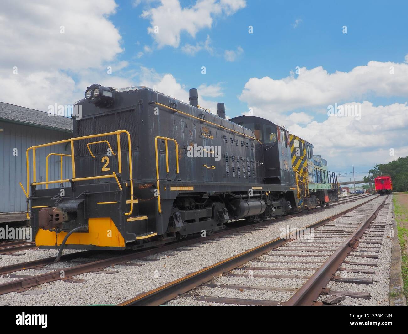 A Electro-Motive Diesel EMD NW2 Switcher Stock Photo