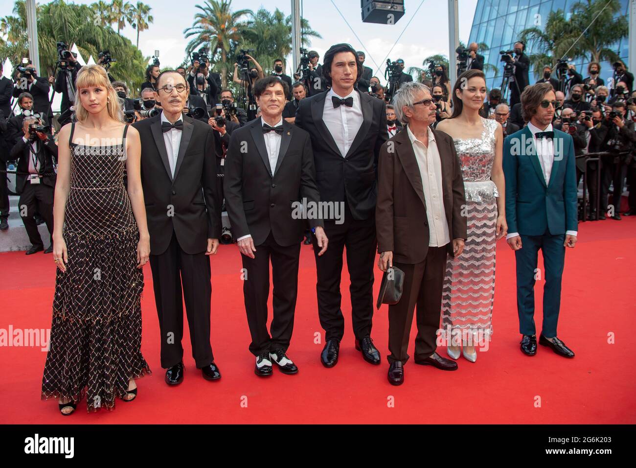 Cannes, France. 06th July, 2021. Angele, Simon Helberg, Marion