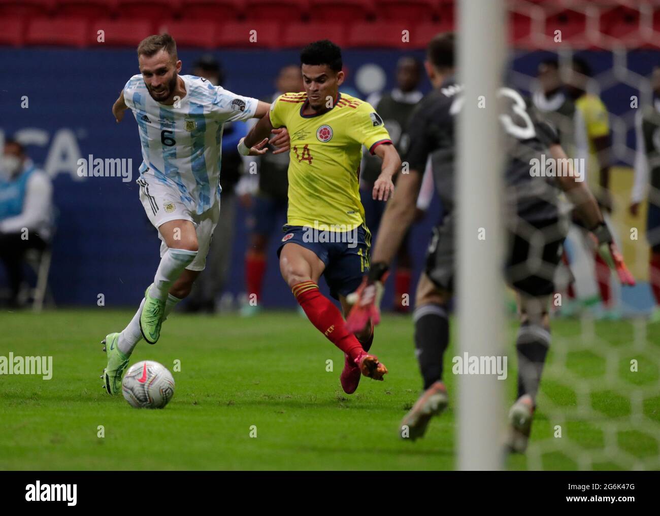Skor argentina vs colombia copa america 2021