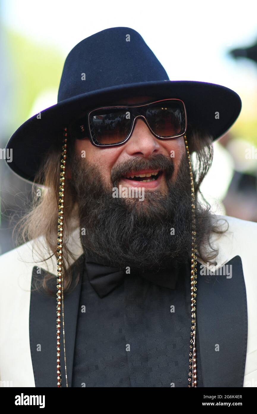 Cannes, France. 06 July 2021, Sebastien Tellier attending the Opening Red Carpet and Annette Premiere as part of the 74th Cannes International Film Festival in Cannes, France on July 06, 2021. Photo by Aurore Marechal/ABACAPRESS.COM Stock Photo
