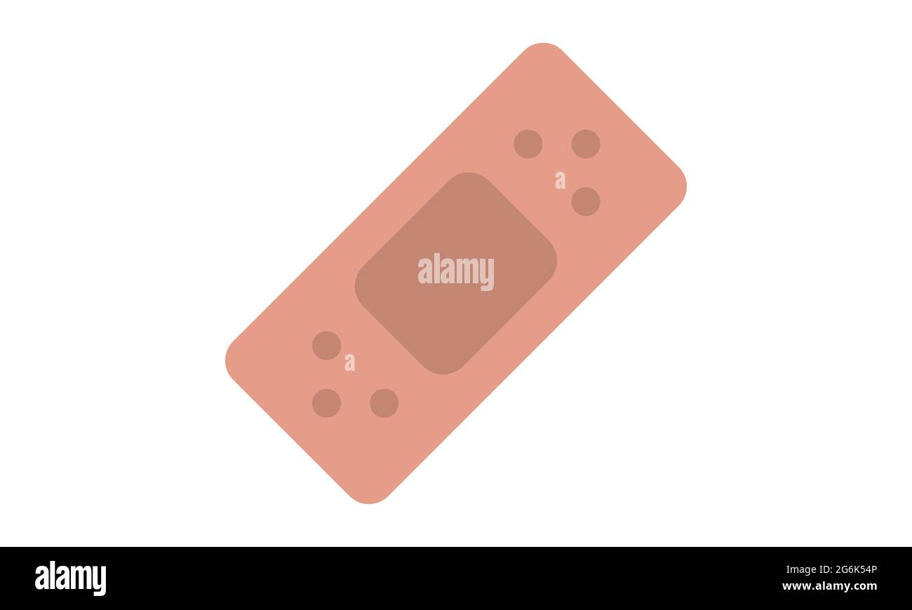 Band aid vector icon isolated on white background. Band aid icon for website design and mobile