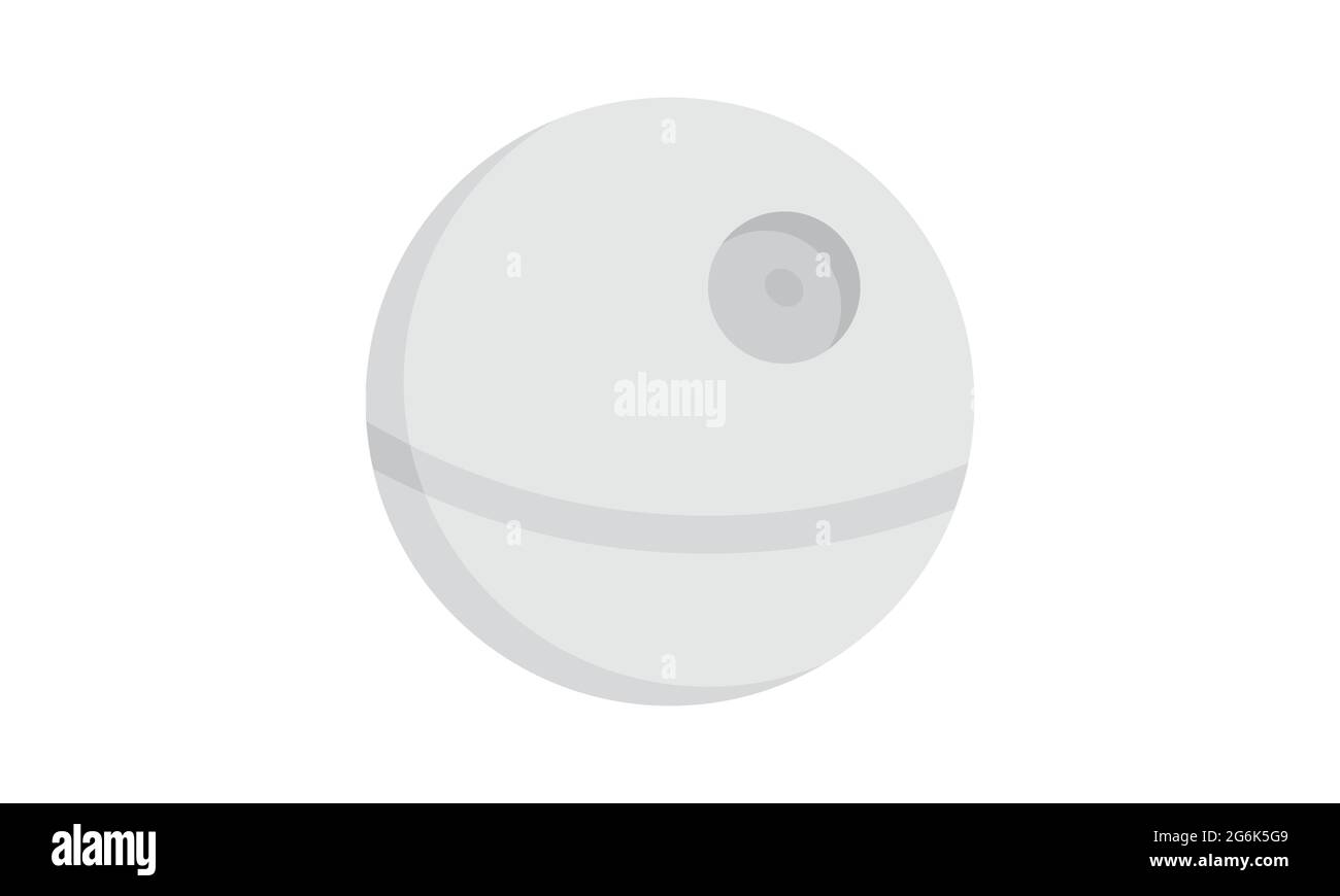 Space ship icon flat style vector illustration. Stock Vector