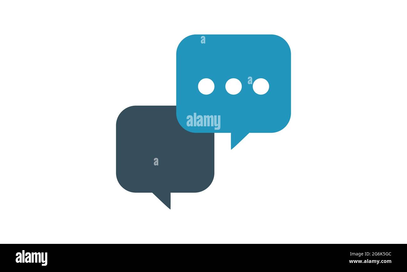 Speech bubble icon template message vector image Stock Vector Image