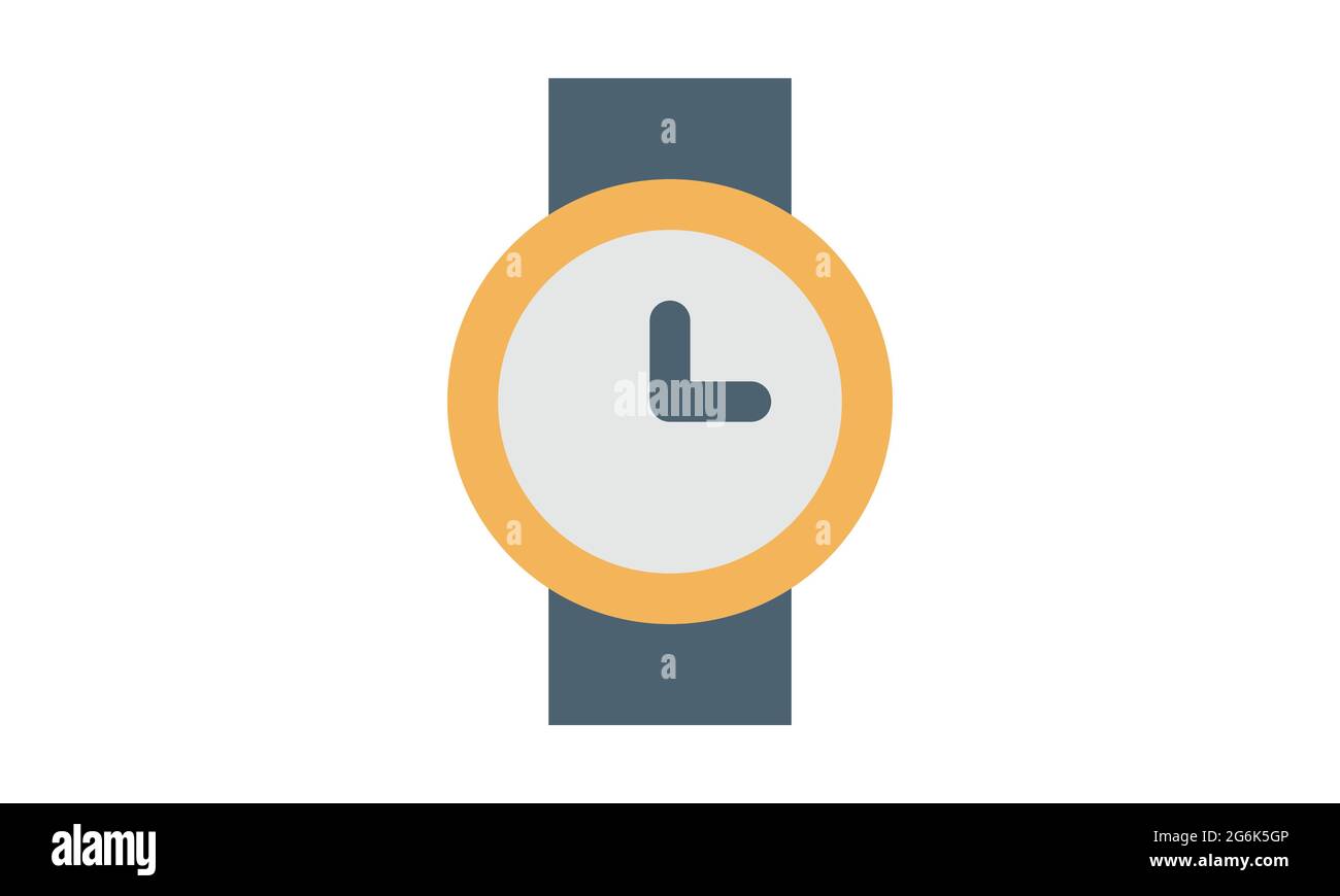 Simple watch icon image Cut Out Stock Images & Pictures - Alamy