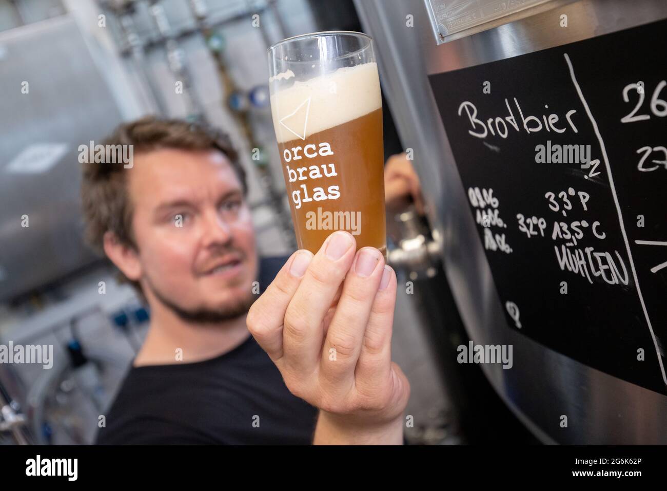 Nuremberg, Germany. 22nd June, 2021. Felix vom Endt, owner of the craft