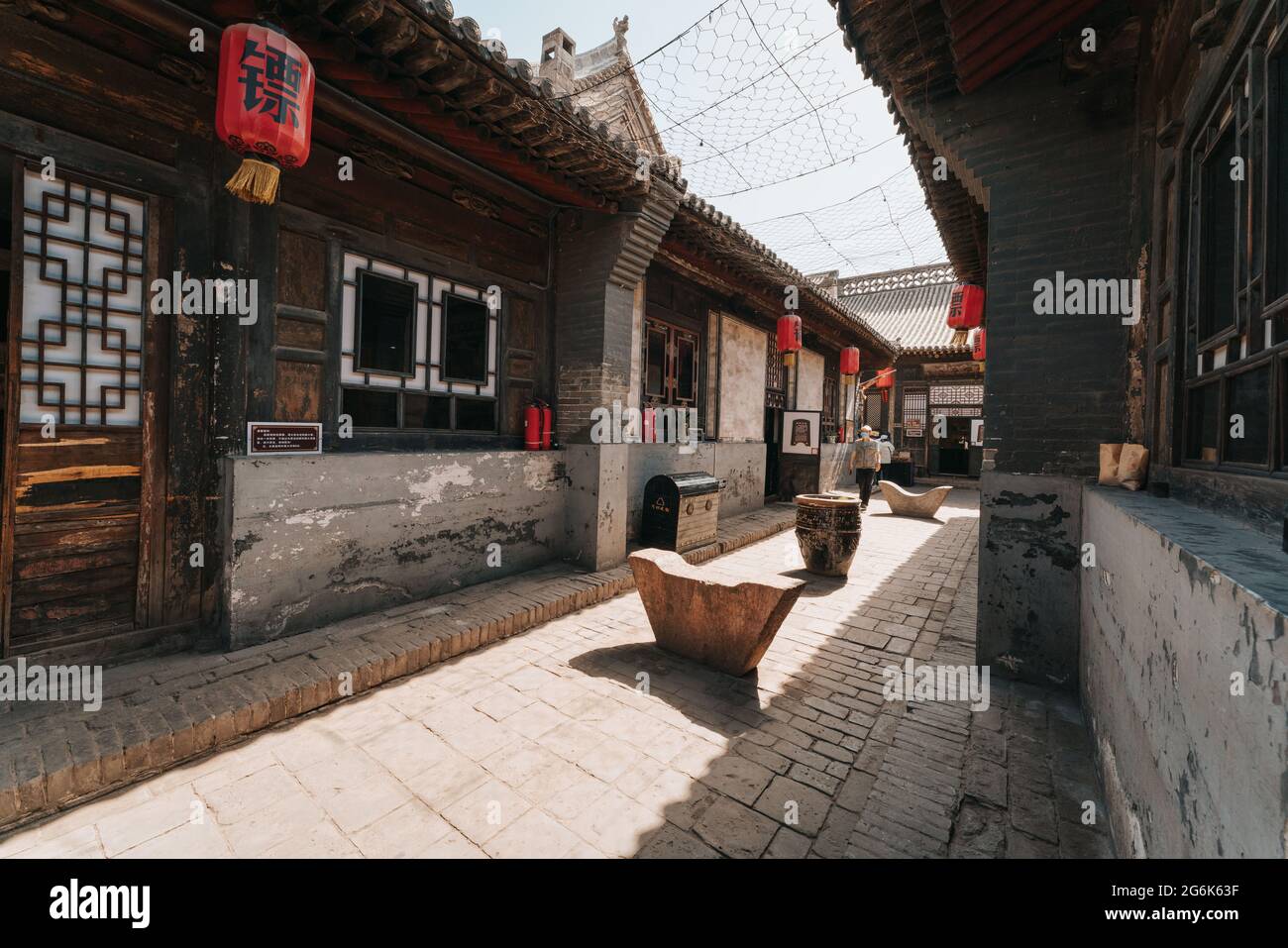 Ancient buildings in China Escort Agency Museum in Pingyao old town in  Shanxi Province of China, with Chinese decoration, architecture and  ornaments Stock Photo - Alamy