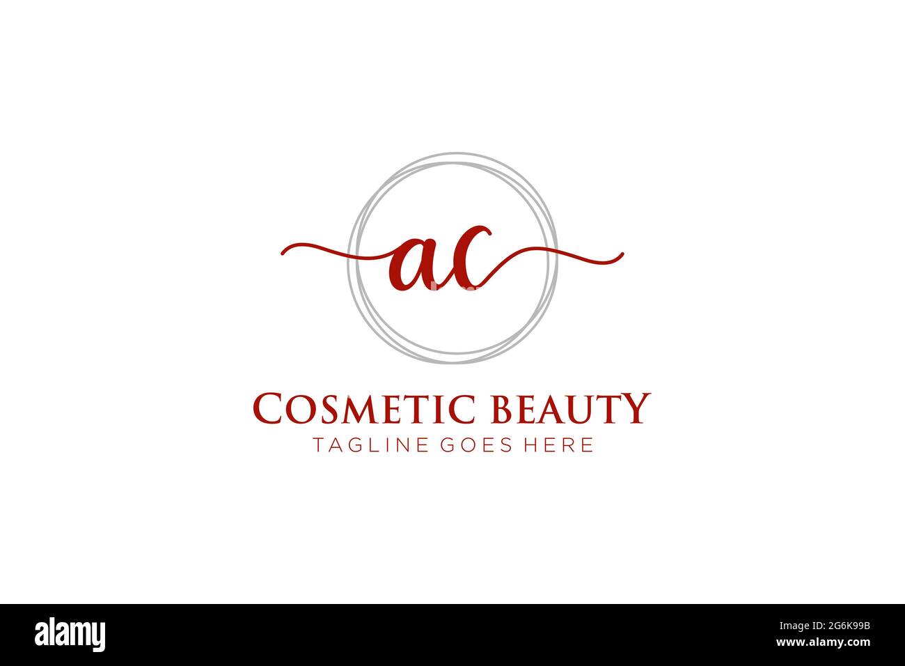 AC Feminine logo beauty monogram and elegant logo design, handwriting ...