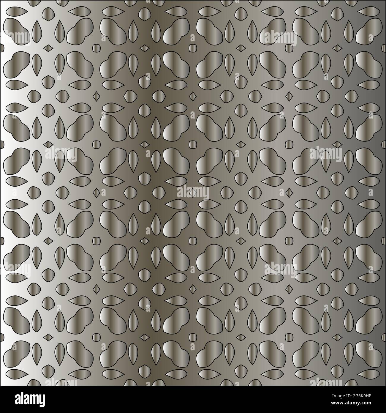 Silver metallic gradient with repeat Pattern . Abstract metallic ...