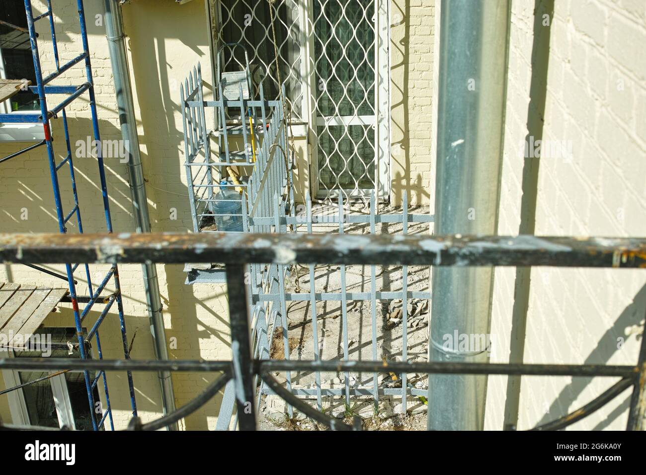 Anti theft protection outside a house, the doors are windows are locked