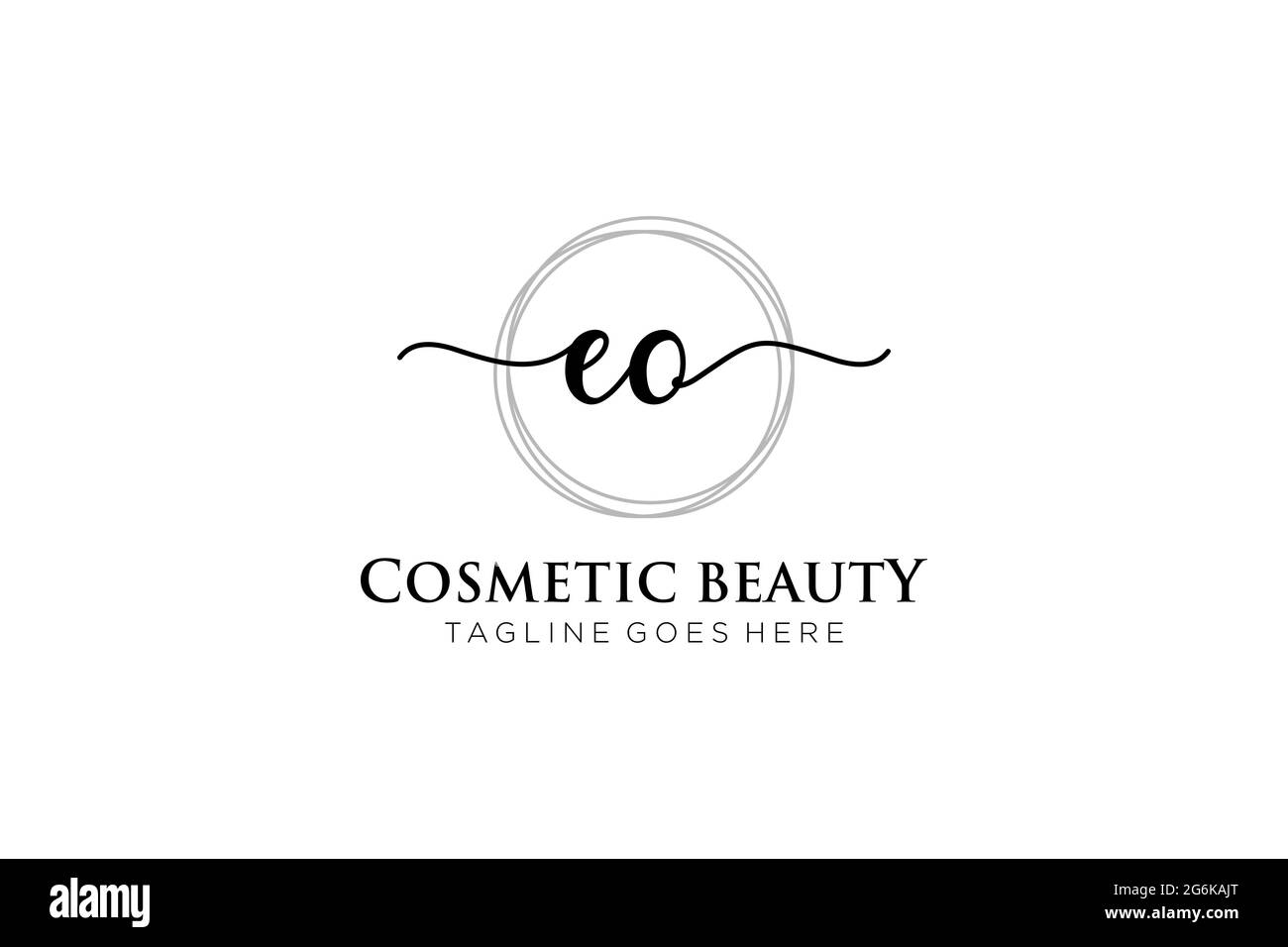 EO Feminine logo beauty monogram and elegant logo design, handwriting ...