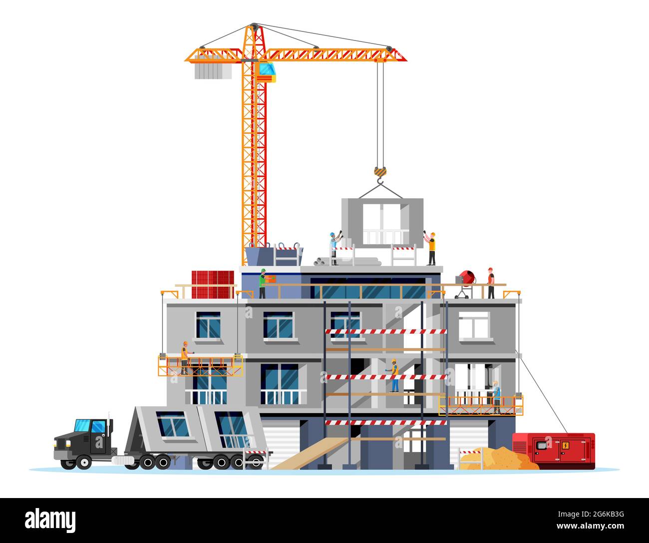 Construction Site Banner Stock Vector Image & Art - Alamy