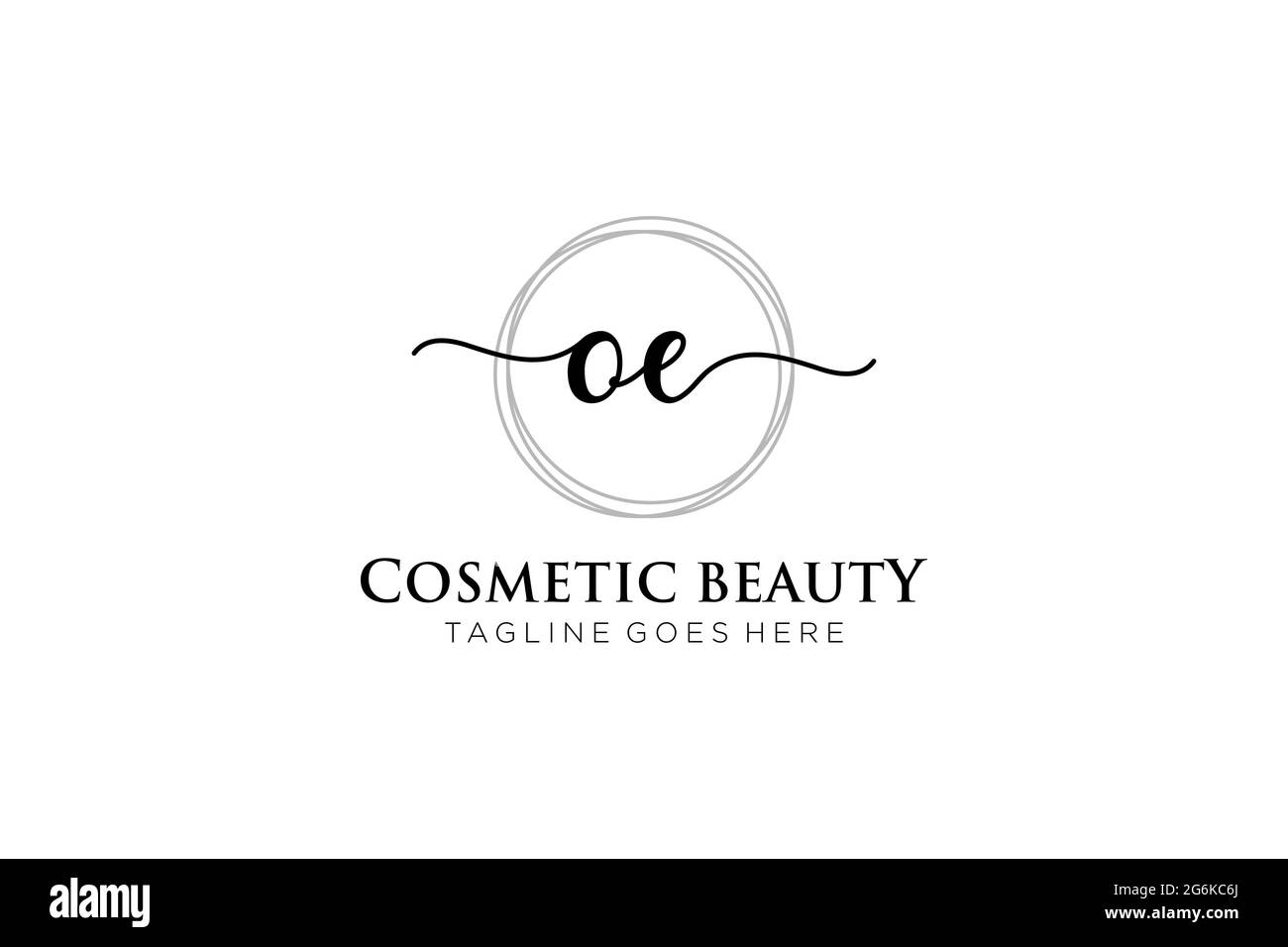 OE Feminine logo beauty monogram and elegant logo design, handwriting ...