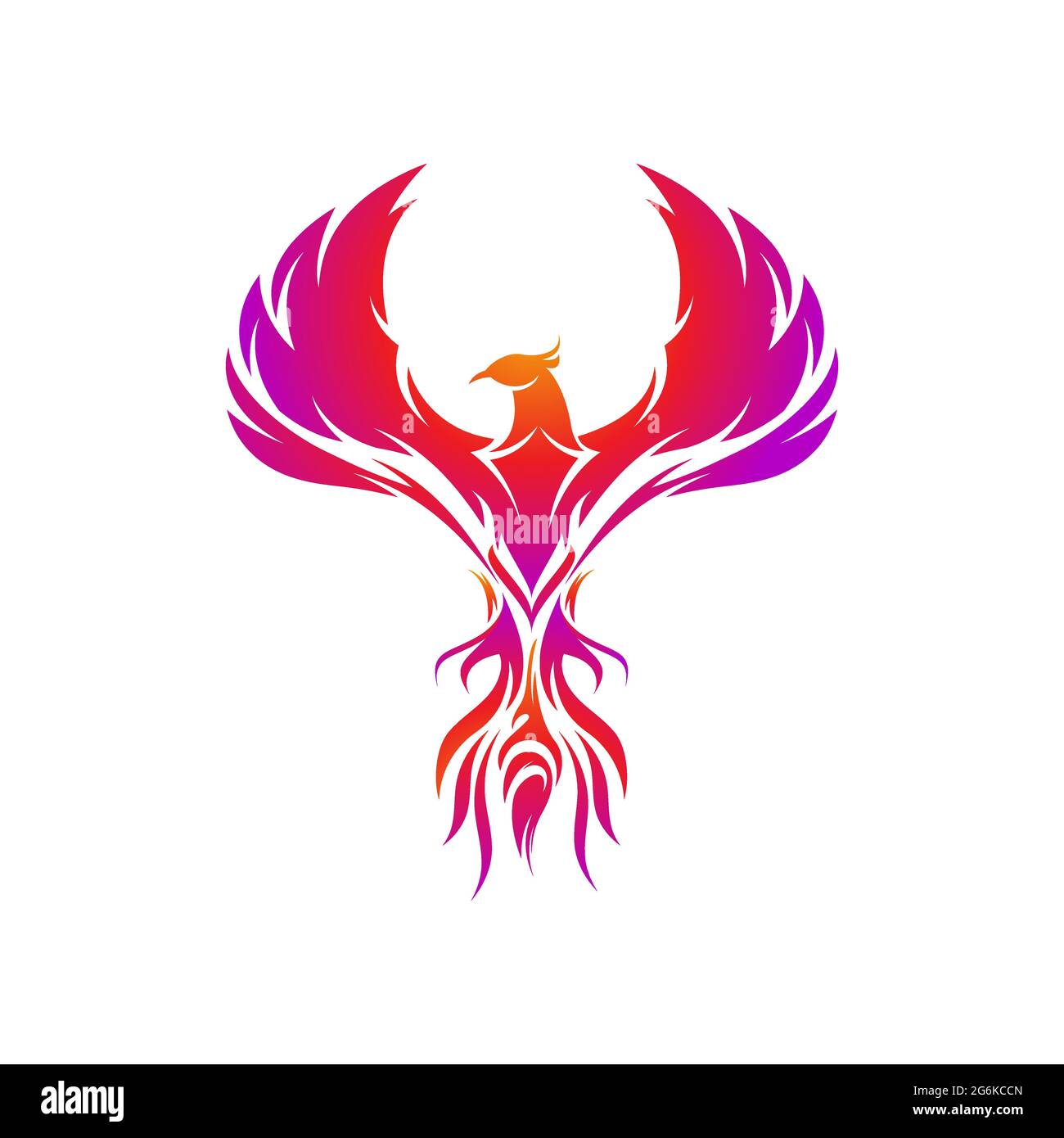 Phoenix vector icon illustration design template Stock Vector Image ...