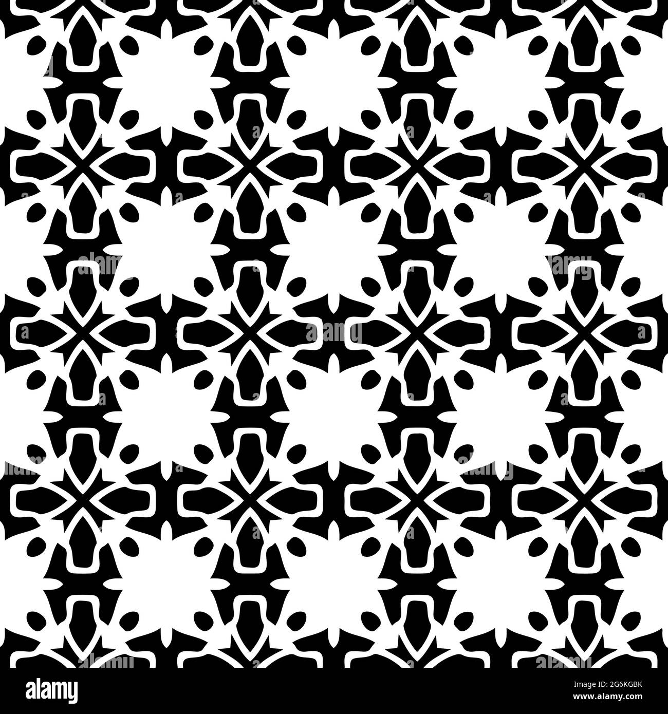 seamless geometric pattern with repeating elements. retained white ...