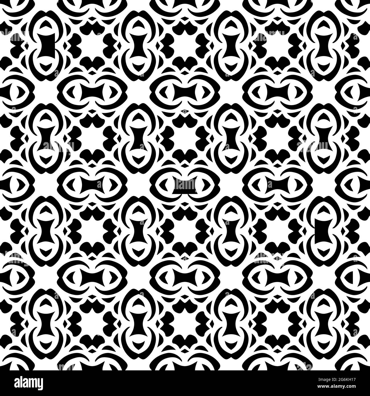 seamless geometric pattern with repeating elements. retained white ...