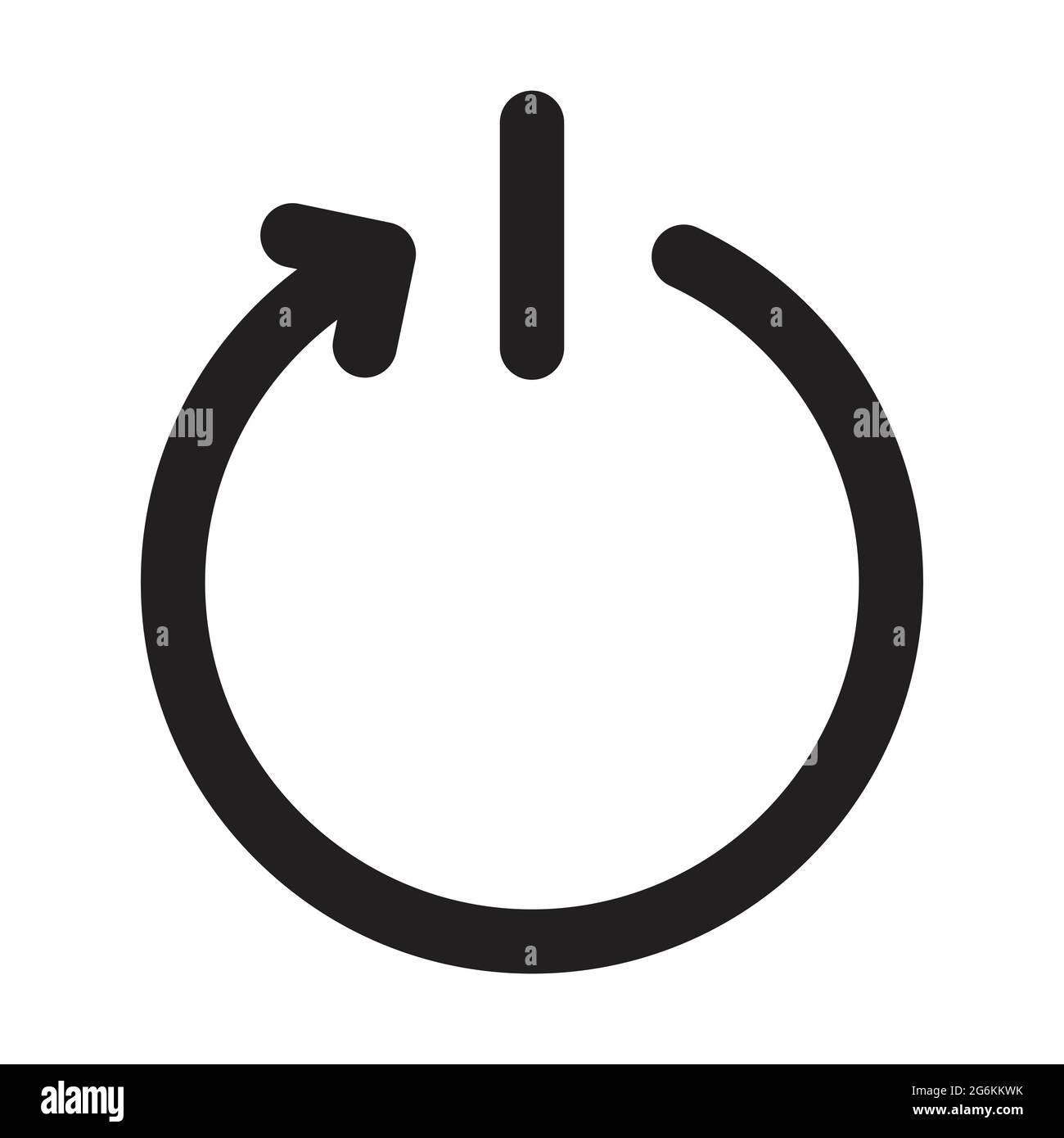 Auto power On Off switch icon vector for graphic design, logo, web site ... image.