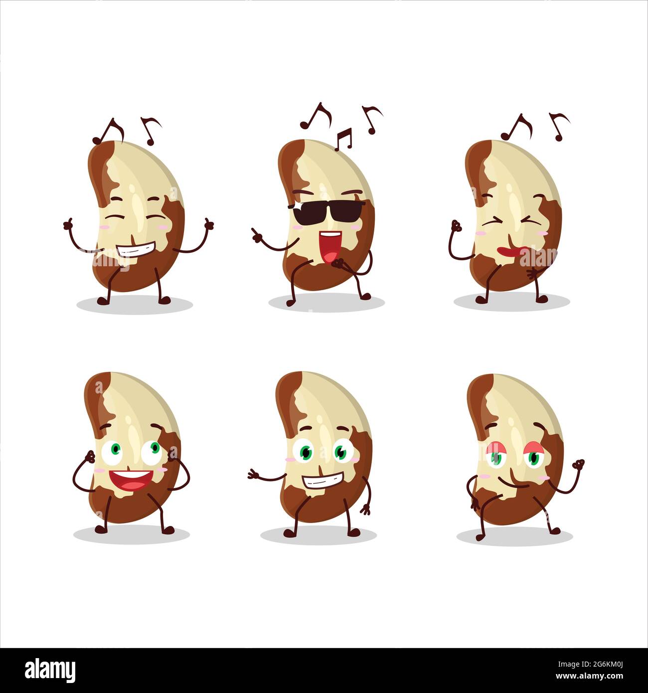 Dancing Nuts Dancing seed Stock Vector Images - Alamy