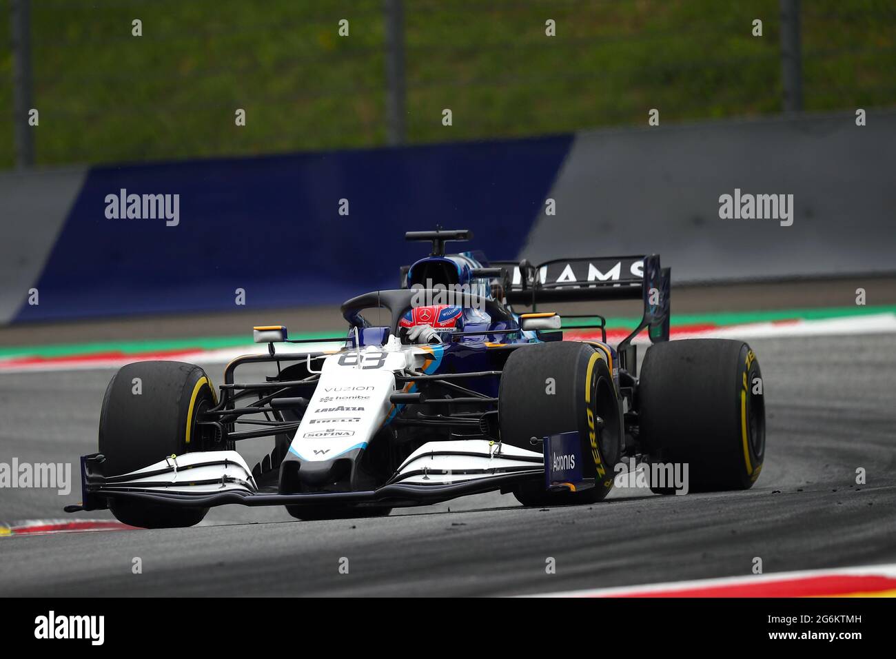 Spielberg, Austria. 2 July 2021. George Russell of Williams on track ...