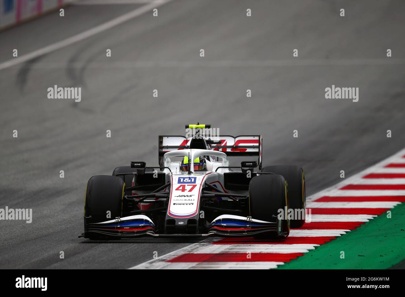 Spielberg, Austria. 2 July 2021. Mick Schumacher of Haas F1 Team on track  during free practice of Formula 1 Gran Prix 2021 of Austria Stock Photo -  Alamy