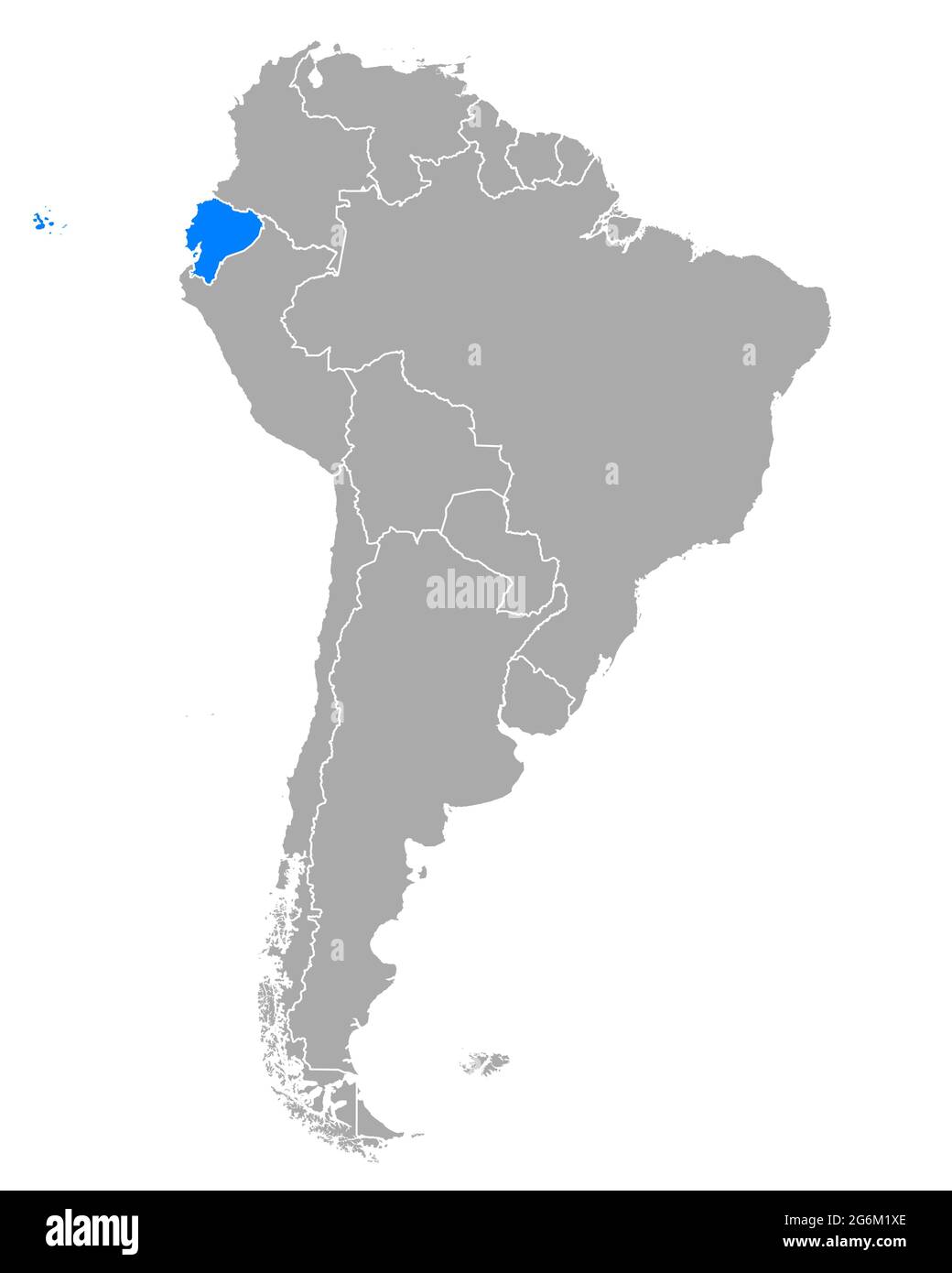 Map Of Ecuador In South America Stock Photo Alamy Map Of Ecuador In South America 2G6M1XE