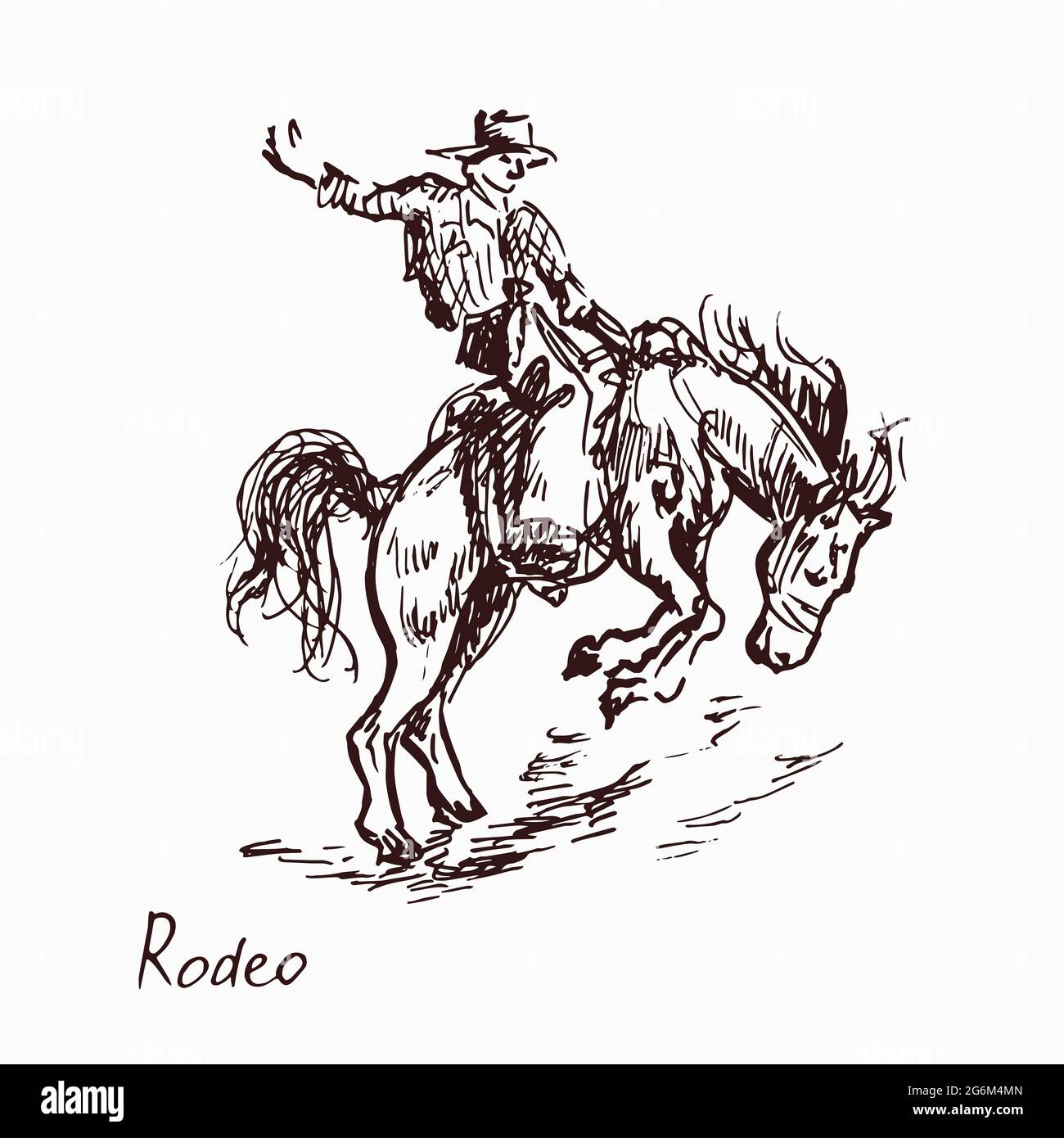 Cowboy Standing Drawing Gun Cartoon, Vectors | GraphicRiver