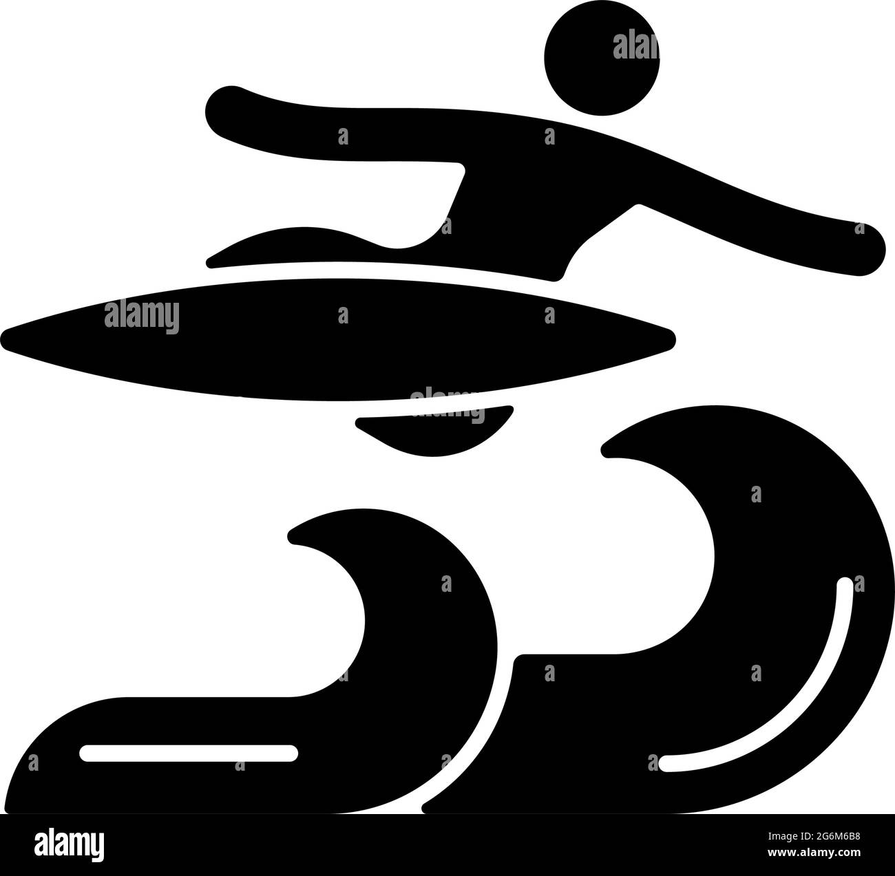 Surfing aerial Stock Vector Images - Alamy