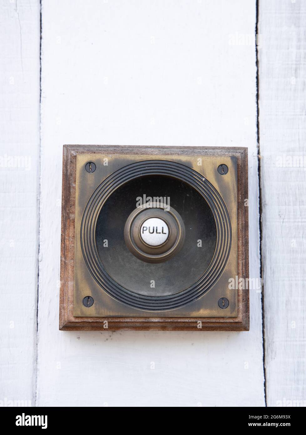 Door bell pull with pattress hires stock photography and images Alamy